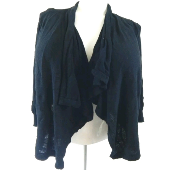 Lane Bryant Draped Front Open Shrug Cardigan - Picture 1 of 2